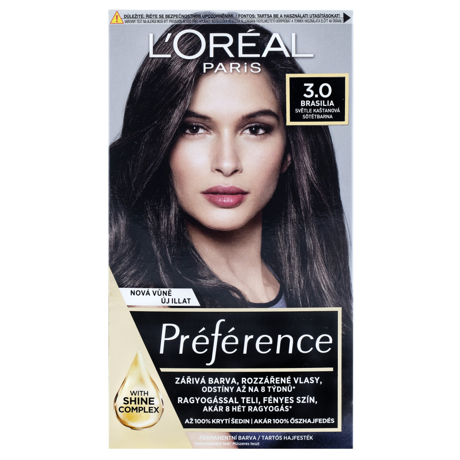Loréal Paris Preference Permanentní barva na vlasy Brasilia tmavě hnědá Loréal Paris