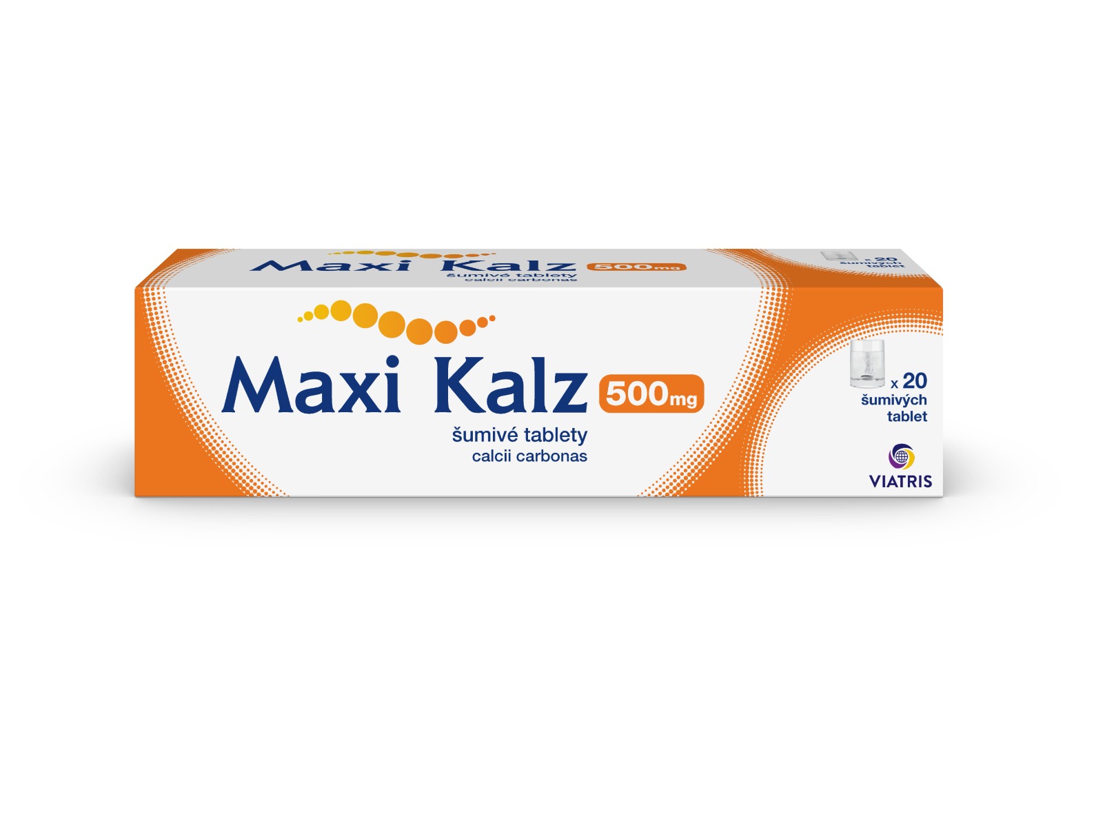 Maxi-Kalz 500 mg 20 šumivých tablet Maxi-Kalz