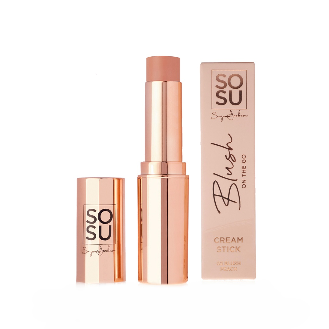 SOSU Cosmetics Blush On The Go tvářenka v tyčince Peach 7 g SOSU