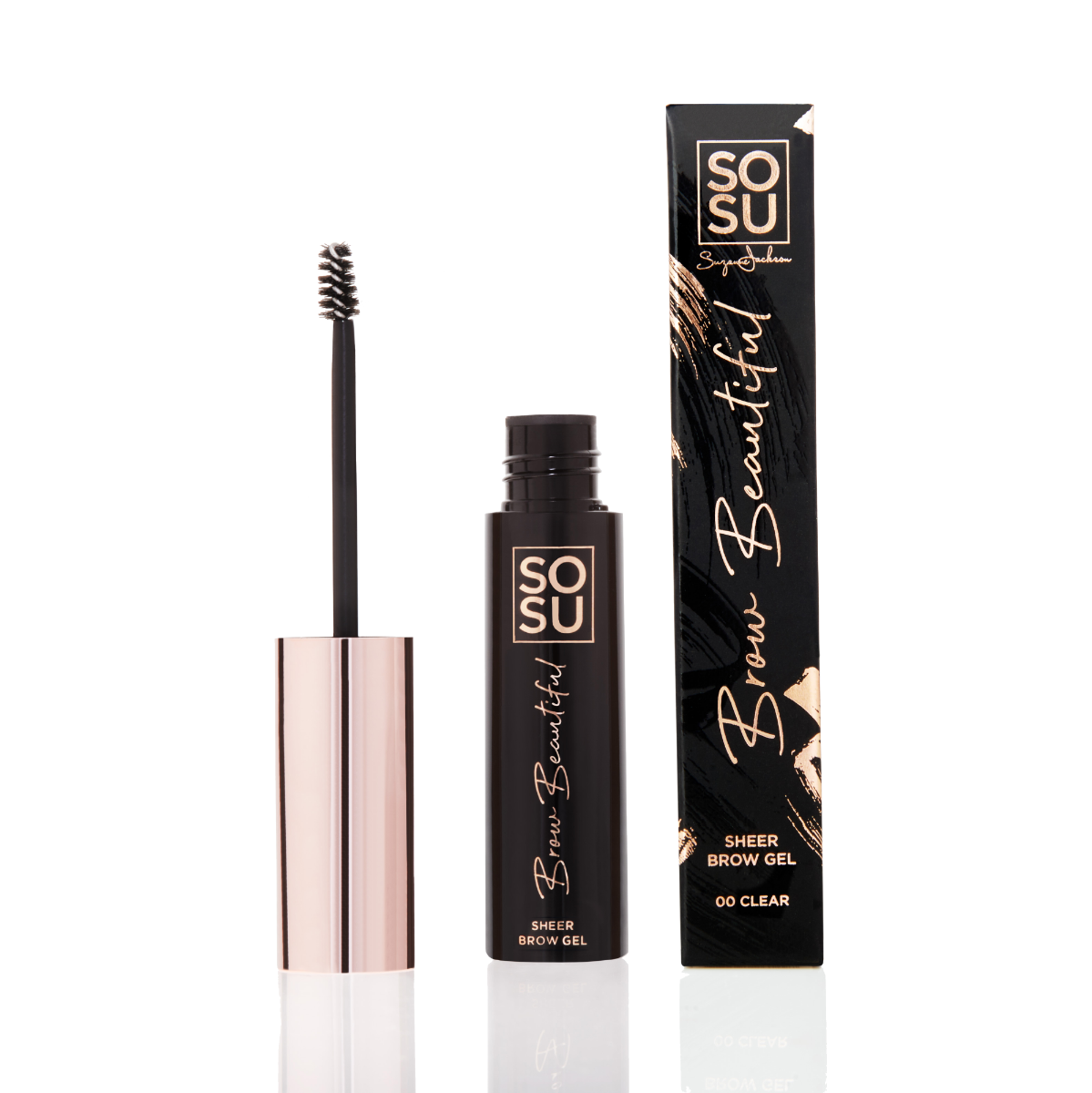 SOSU Cosmetics Brow Beautiful Gel na obočí 00 Clear 5 ml SOSU