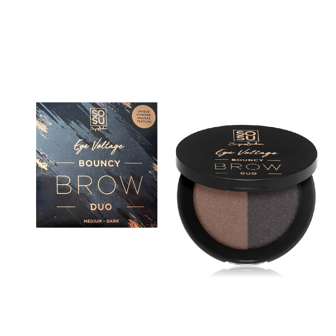 SOSU Cosmetics Eye Voltage Bouncy Brow Stíny na obočí medium dark 2