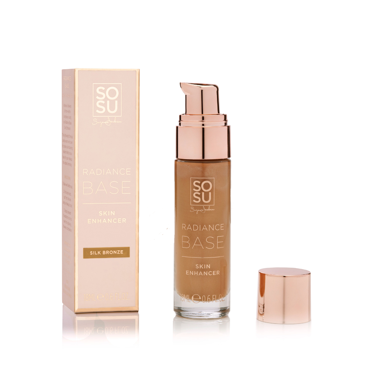 SOSU Cosmetics Radiance Base Rozjasňující podkladová báze pod make-up Silk Bronze 18 ml SOSU