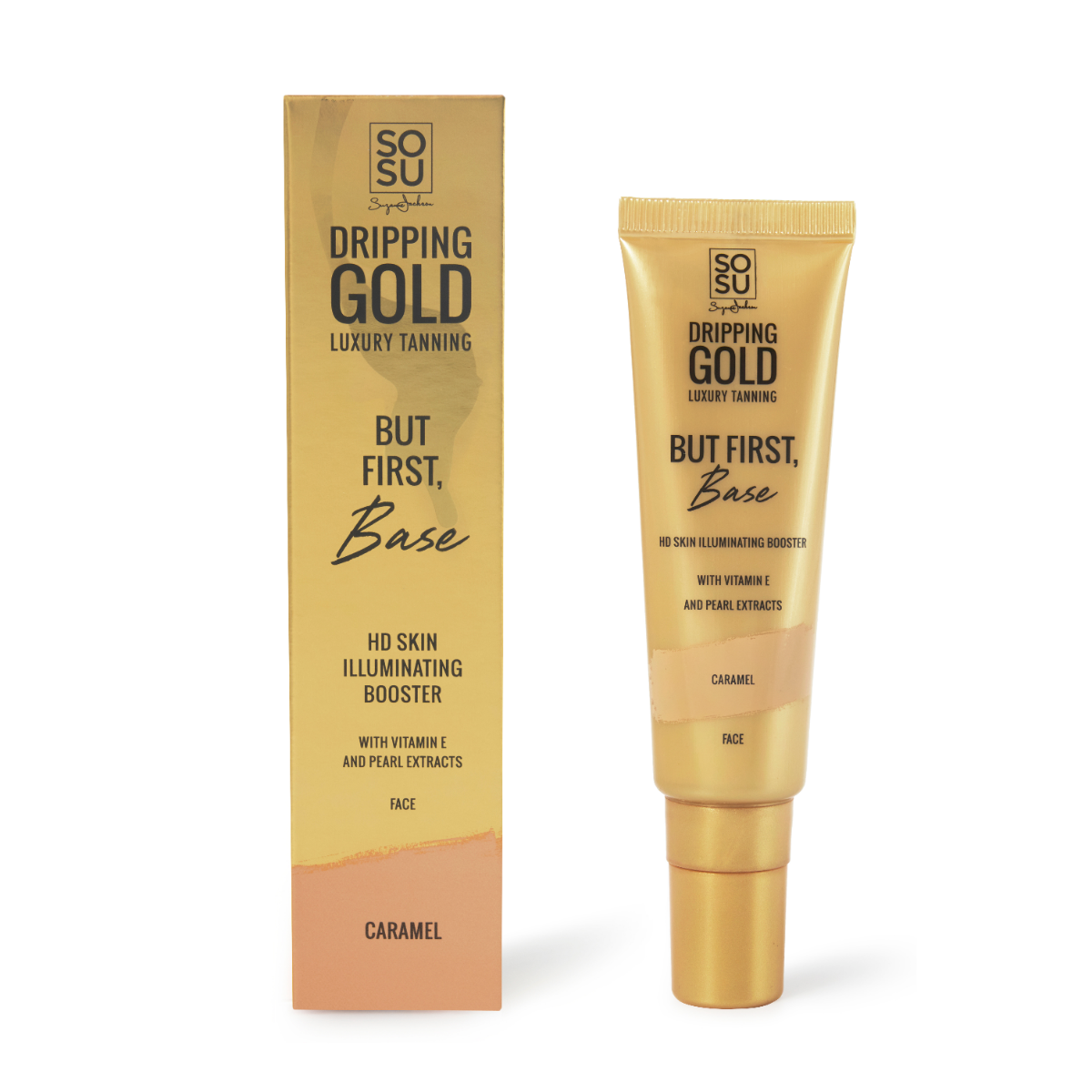 SOSU Dripping Gold But First podkladová báze karamel 30 ml SOSU