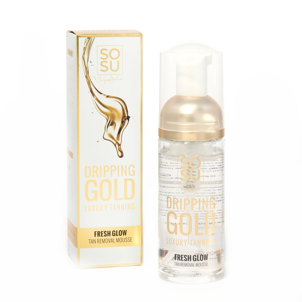 SOSU Dripping Gold Fresh Glow Pěna na odstranění opálení 150 ml SOSU