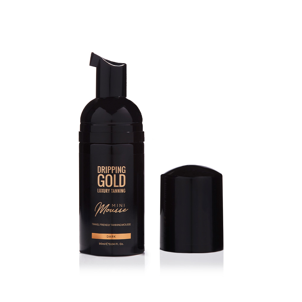 SOSU Dripping Gold Mini Mousse Cestovní samoopalovací pěna dark 90 ml SOSU