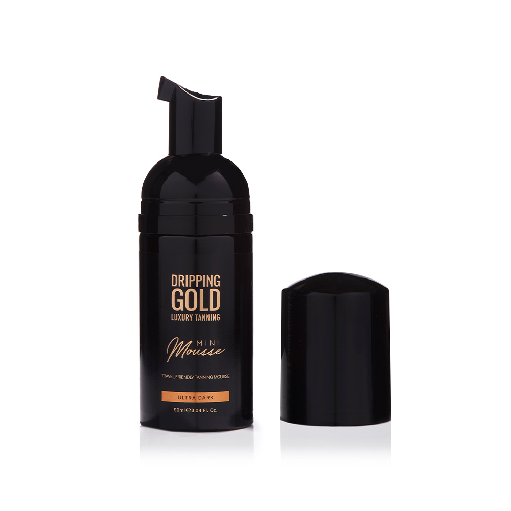 SOSU Dripping Gold Mini Mousse Cestovní samoopalovací pěna ultra dark 90 ml SOSU