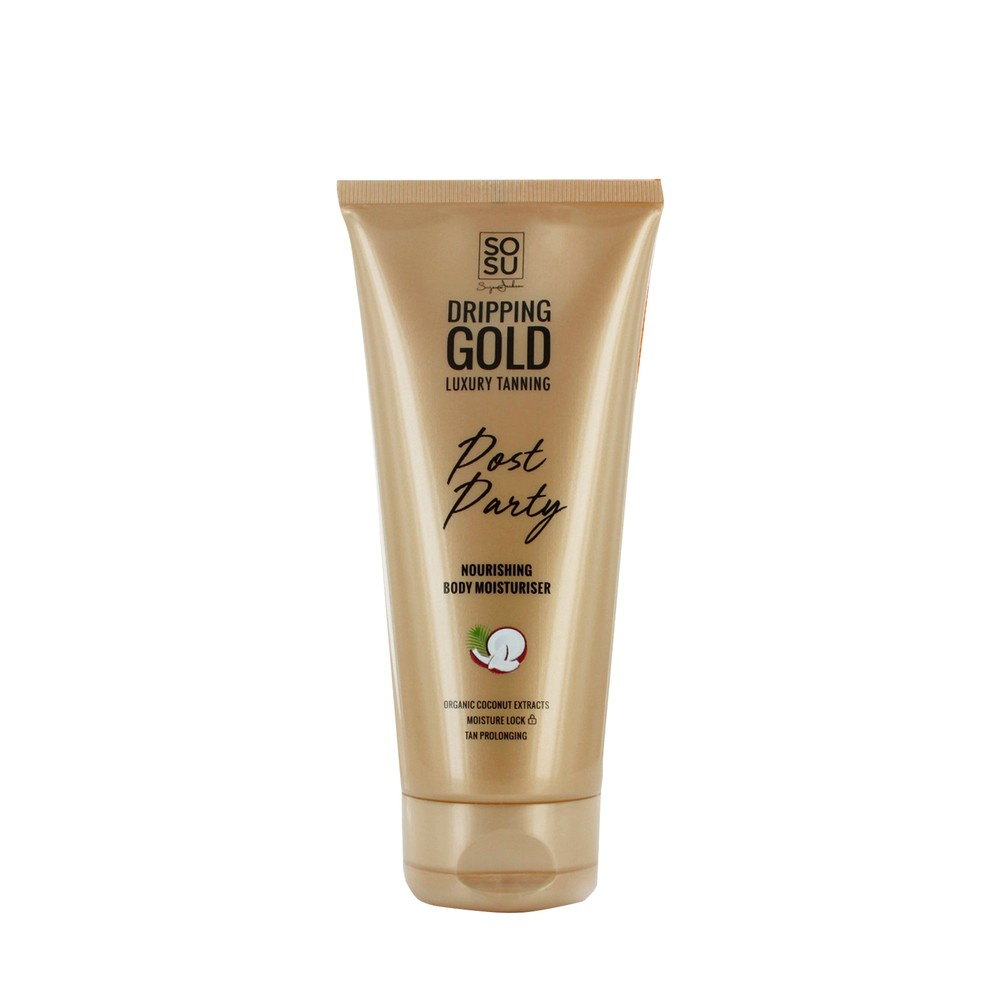 SOSU Dripping Gold Post Party Hydratační tělový krém 200 ml SOSU