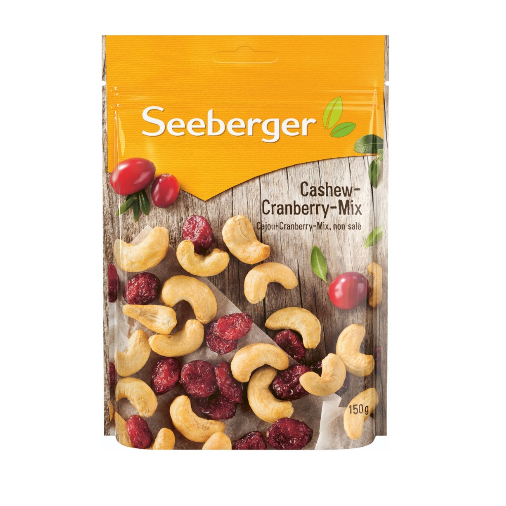 Seeberger Směs kešu a brusinek 150 g Seeberger