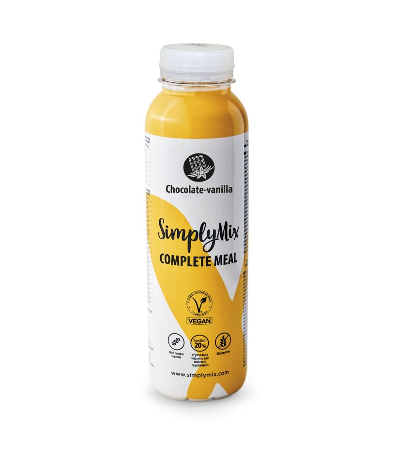 SimplyMix Ready to drink čokoláda a vanilka 400 ml SimplyMix