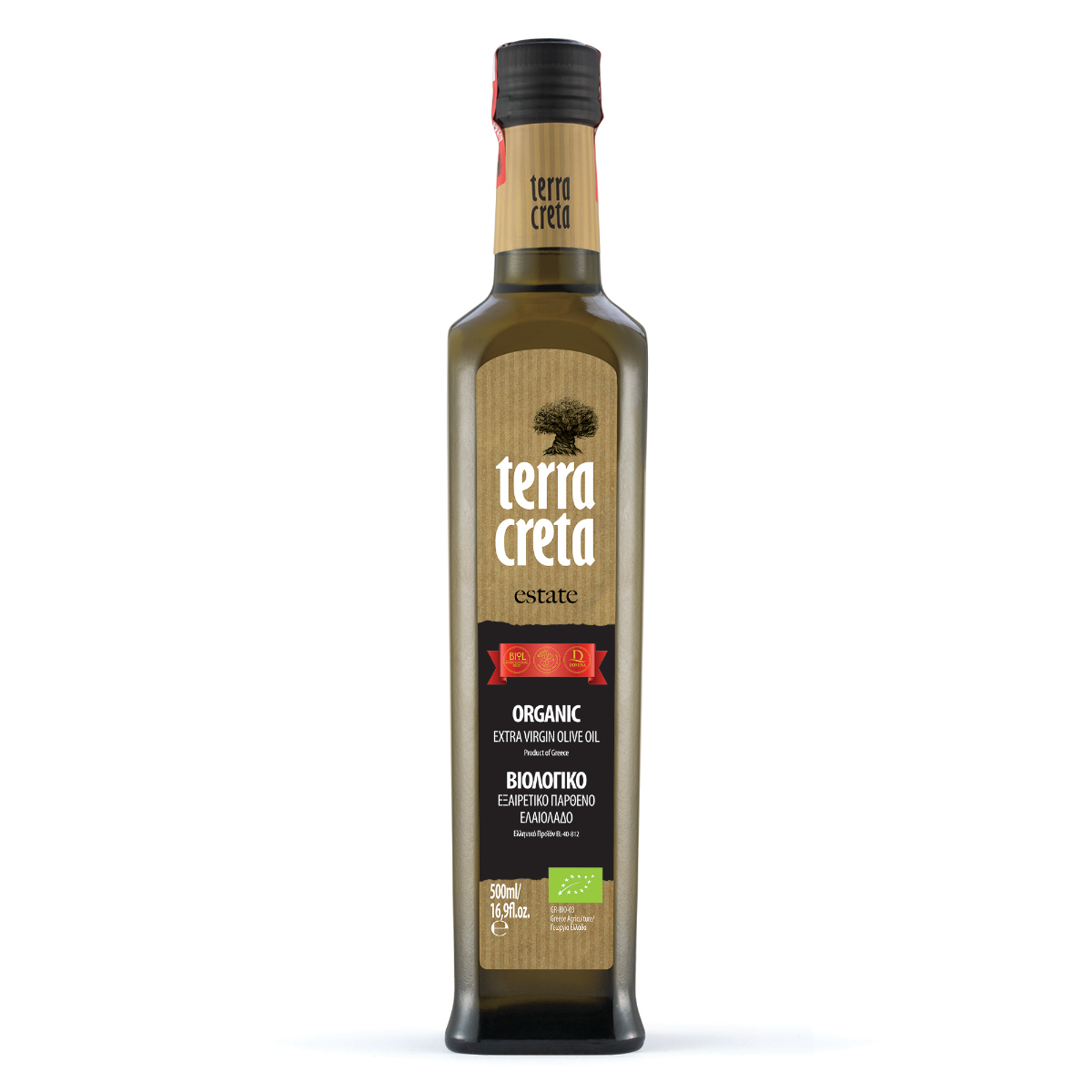 Terra Creta Estate Extra Virgin olivový olej BIO 500 ml Terra Creta
