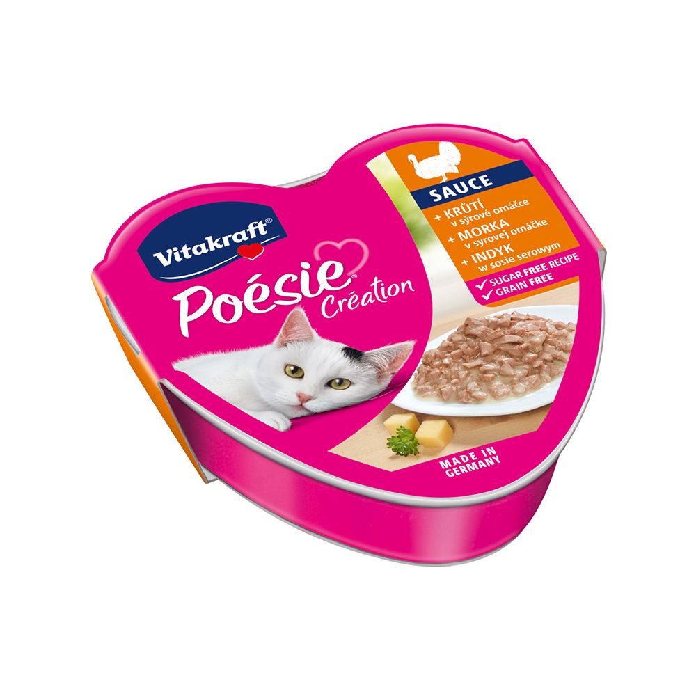 Vitakraft Poésie Création Sauce krůta a sýr 85 g Vitakraft