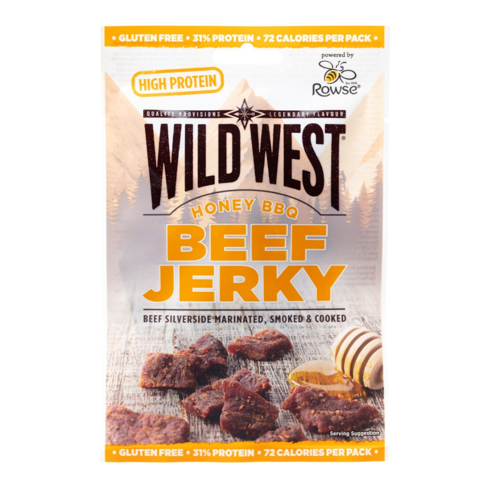 Wild West Beef Jerky Honey BBQ 25 g Wild West