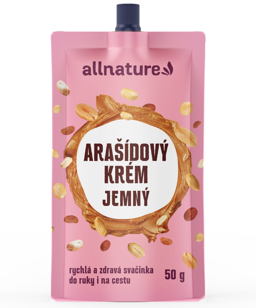 Allnature Arašídový krém jemný 50 g Allnature