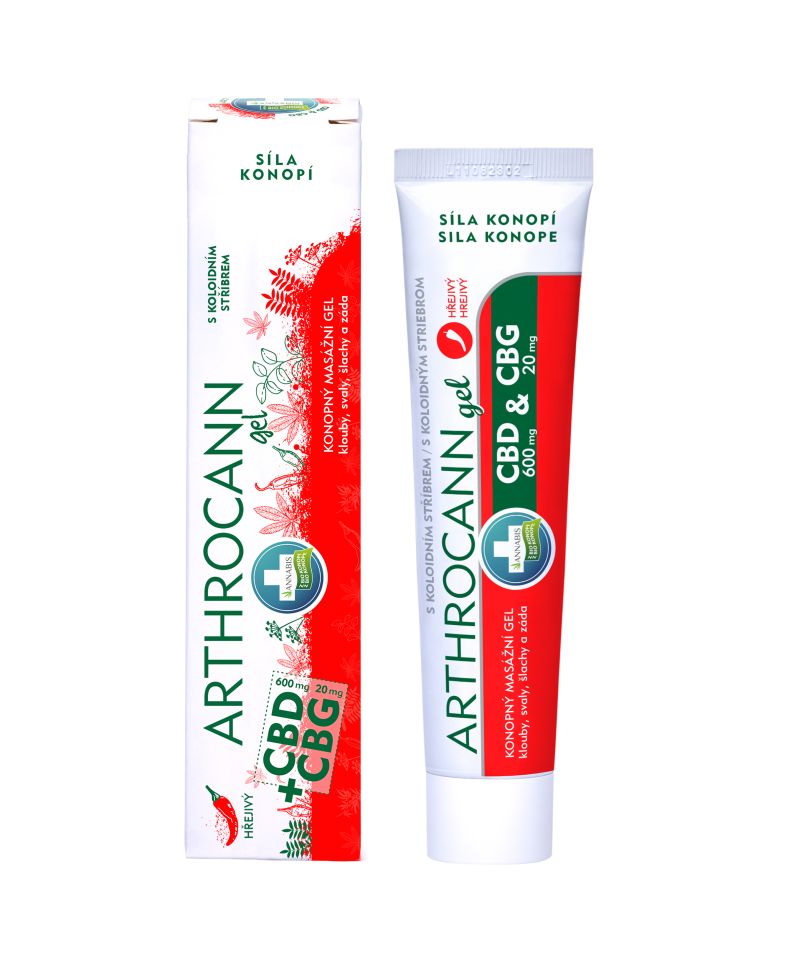 Annabis Arthrocann CBD + CBG hřejivý masážní gel 75 ml Annabis