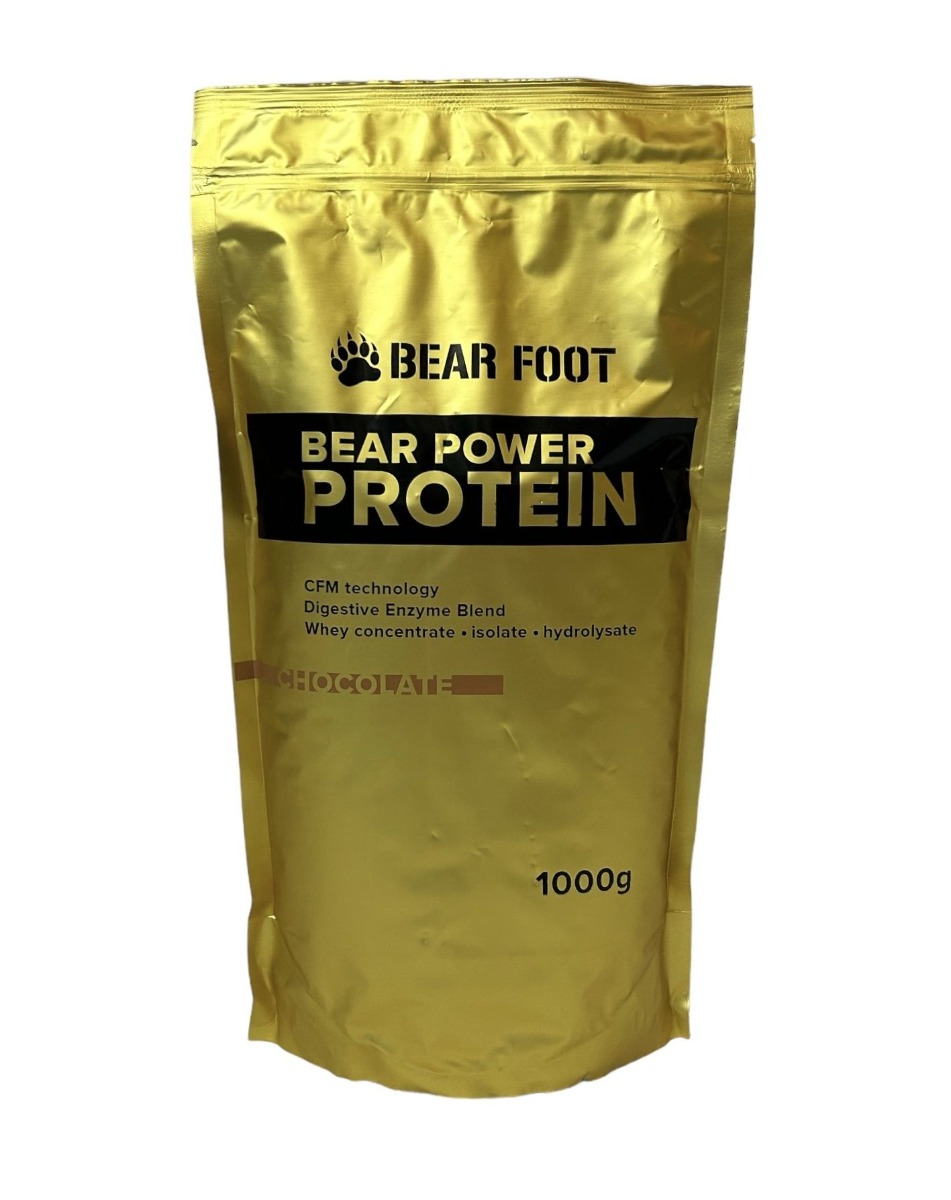 BEAR FOOT NUTRITION Power Protein čokoláda 1000 g BEAR FOOT NUTRITION