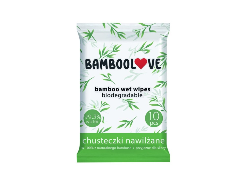 Bamboolove Vlhčené ubrousky Bambus 10 ks Bamboolove