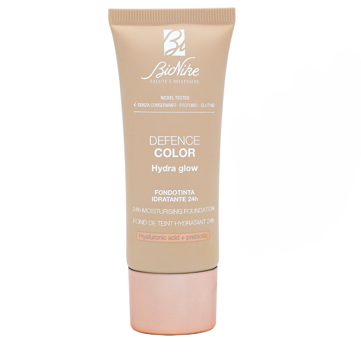 Bionike Defence color Hydra Glow 24h 102 Creme hydratační podkladová báze 30 ml Bionike