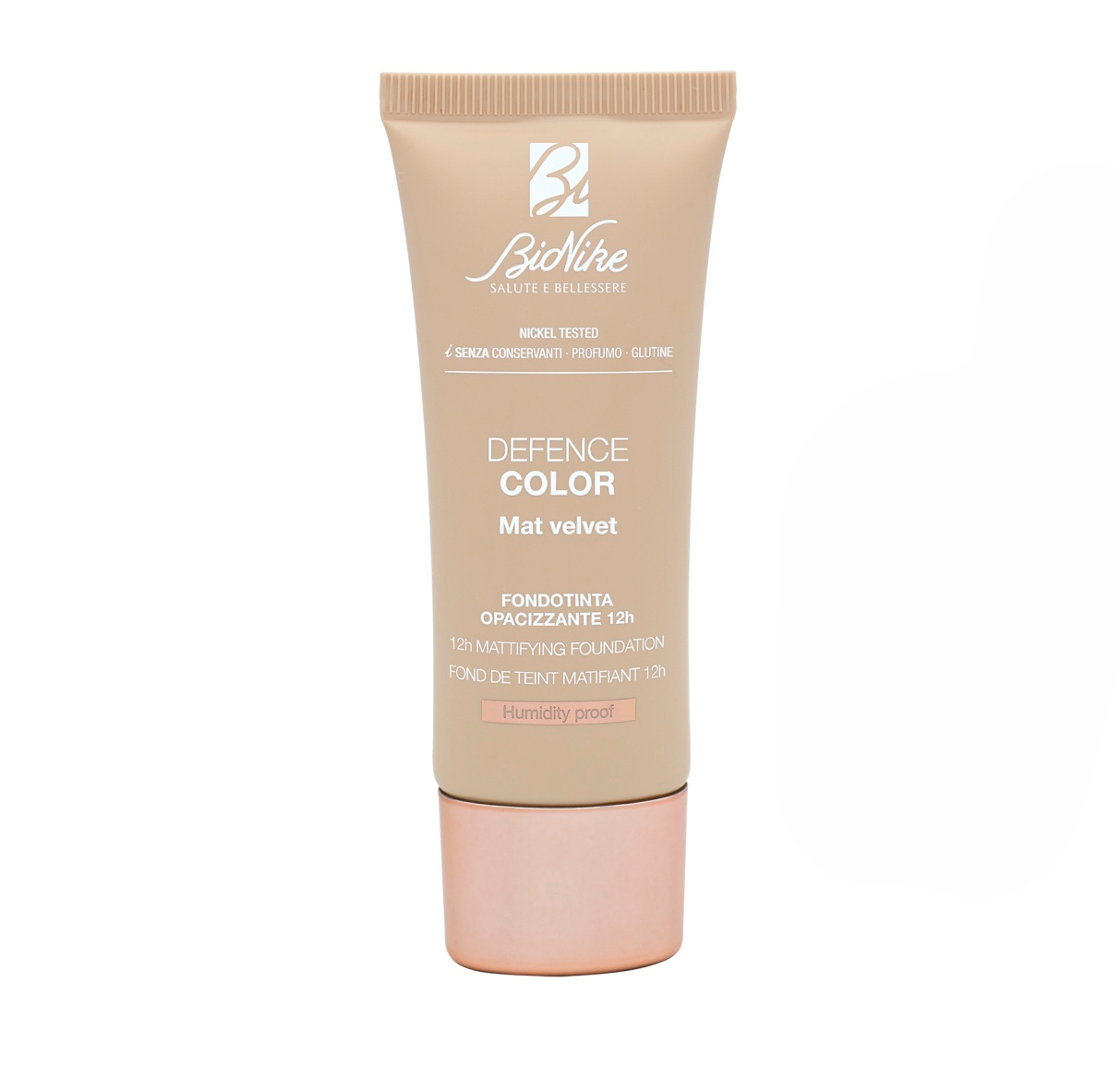 Bionike Defence color Mat Velvet 12h 402 Creme matující podkladová báze 30 ml Bionike