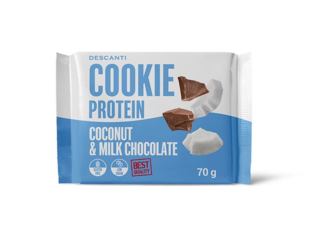 DESCANTI Protein Cookie Milk Chocolate Coconut 70 g DESCANTI