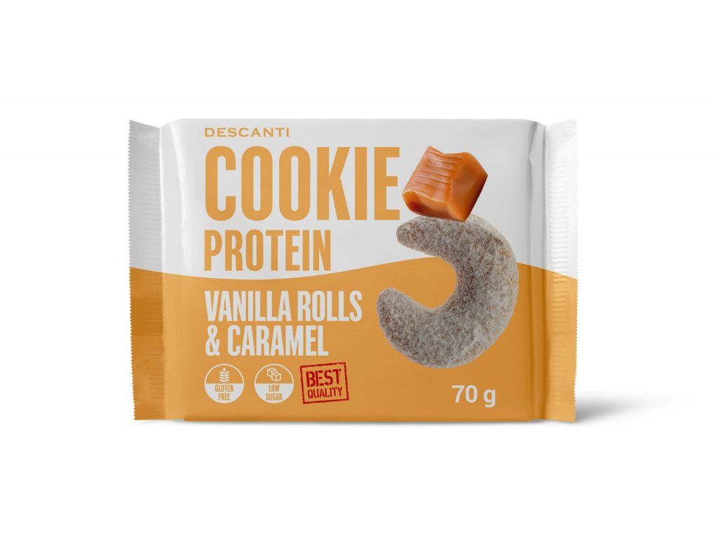 DESCANTI Protein Cookie Vanilla Rolls 70 g DESCANTI