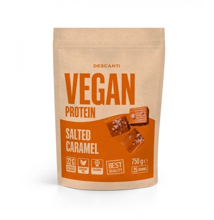 DESCANTI Vegan Protein Salted Caramel 750 g DESCANTI