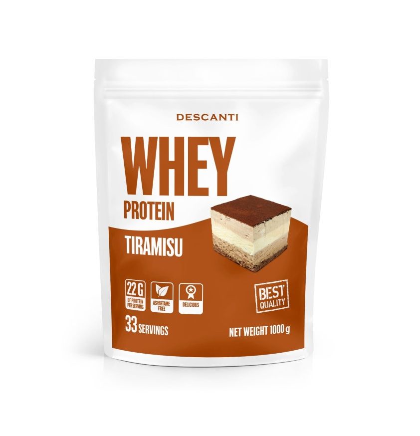 DESCANTI Whey Protein Tiramisu 1000 g DESCANTI