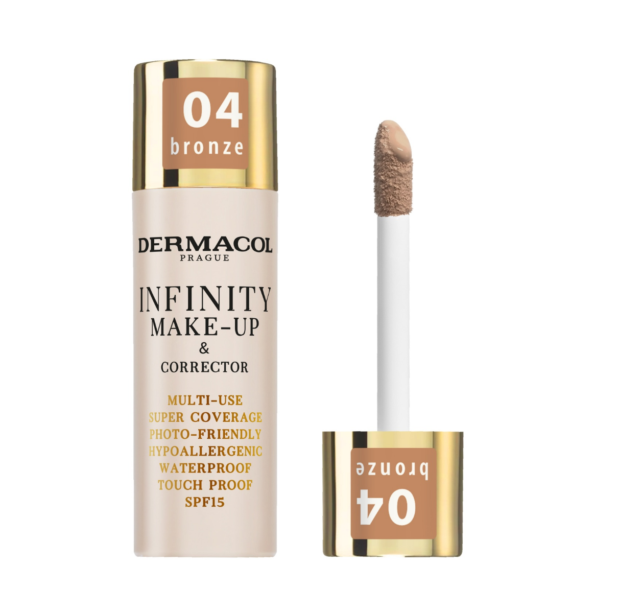 Dermacol Infinity make-up a korektor 04 bronze 20 g Dermacol