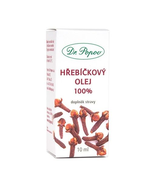 Dr. Popov Hřebíčkový olej 100% 10 ml Dr. Popov