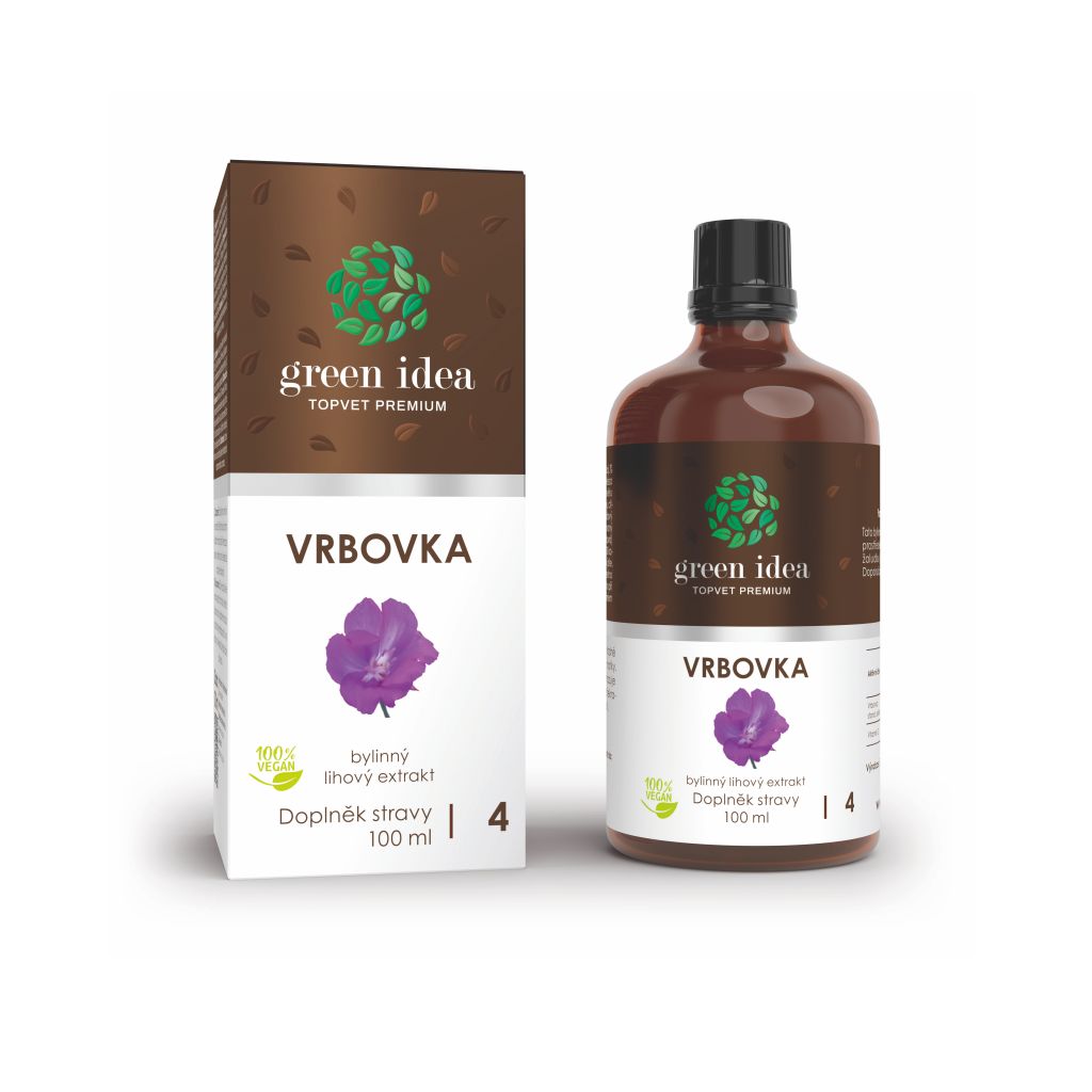 Green idea Vrbovka bylinný lihový extrakt 100 ml Green idea