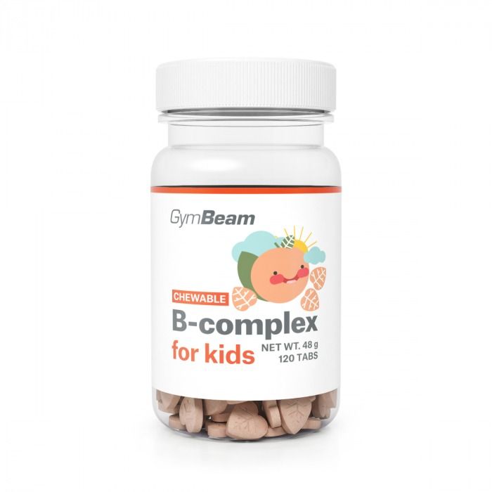 GymBeam B-komplex pro děti 120 cucacích tablet GymBeam