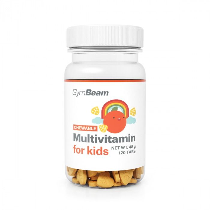 GymBeam Multivitamíny pro děti 120 cucacích tablet GymBeam