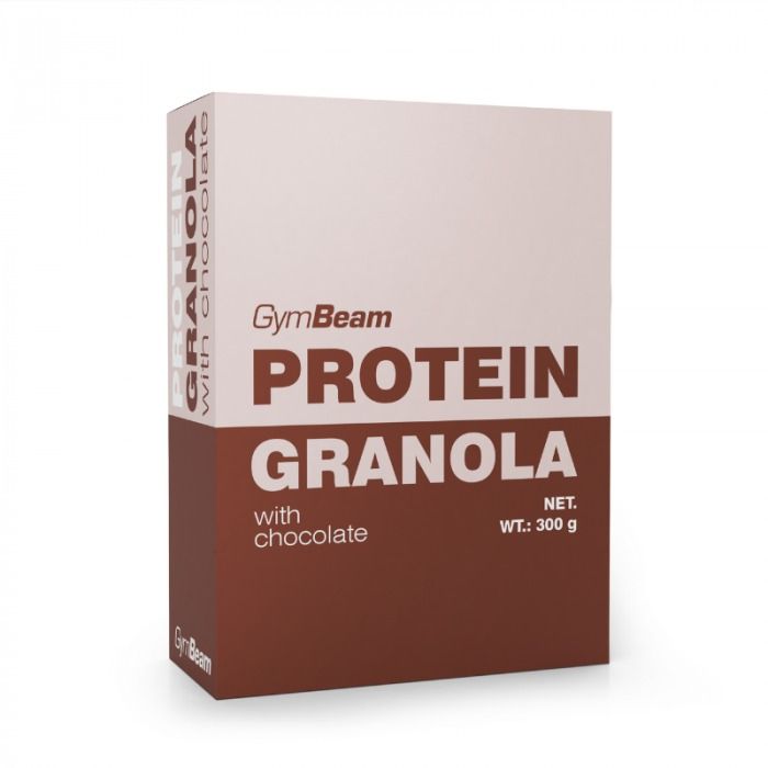 GymBeam Proteinová granola s čokoládou 300 g GymBeam
