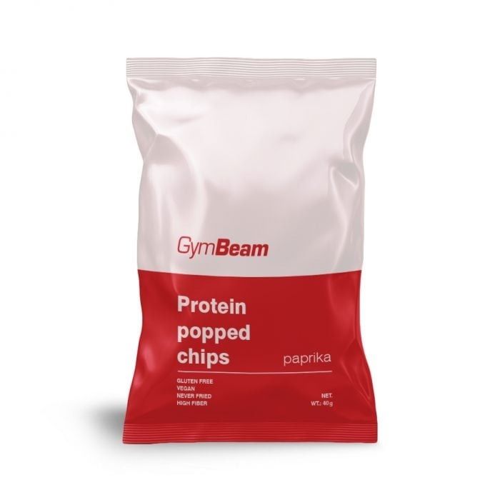 GymBeam Proteinové čipsy paprika 40 g GymBeam