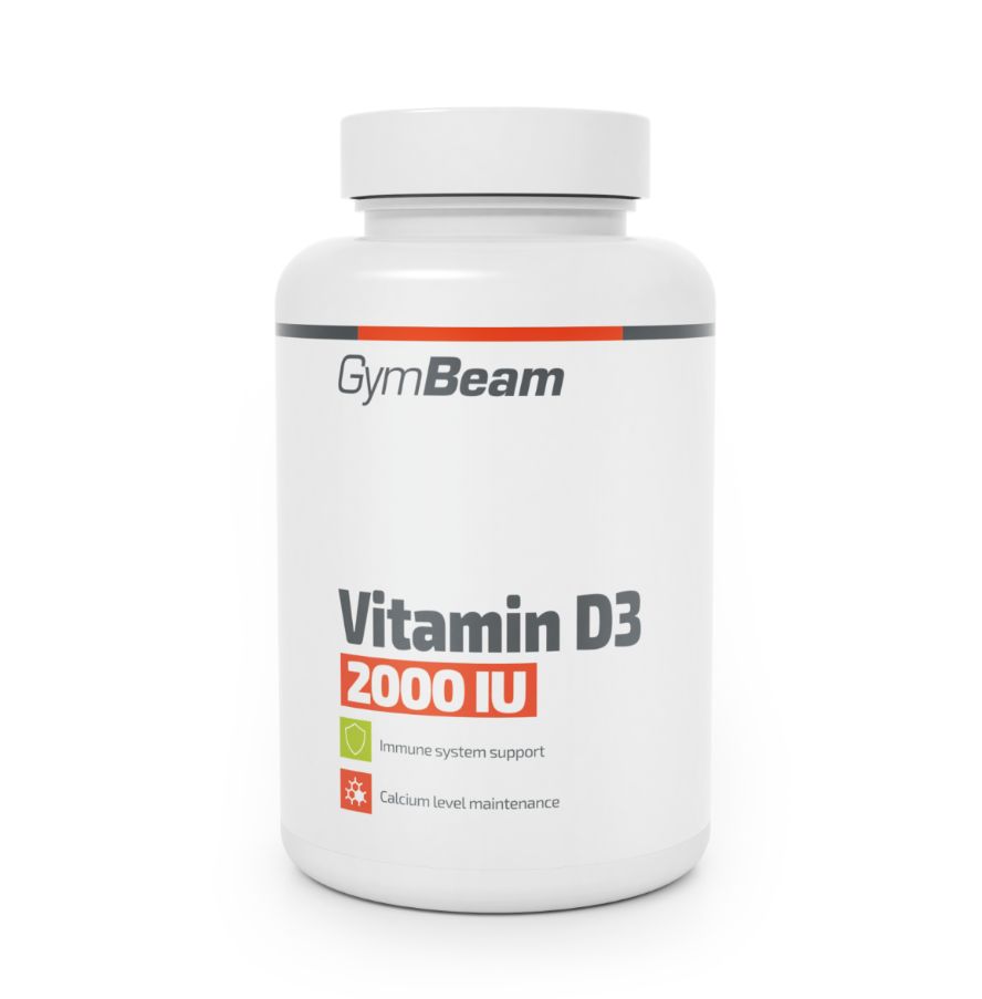 GymBeam Vitamin D3 2000 IU 240 kapslí GymBeam