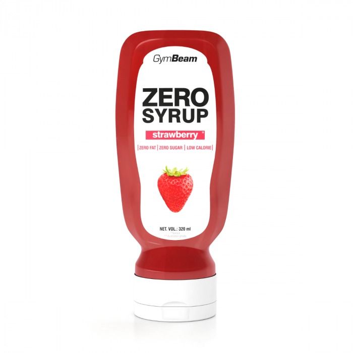 GymBeam Zero sirup strawberry 320 ml GymBeam