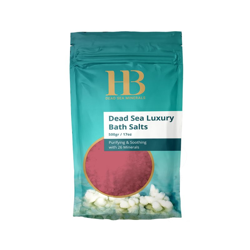 H&B Dead Sea Minerals Luxusní sůl do koupele Růže 500 g H&B Dead Sea Minerals
