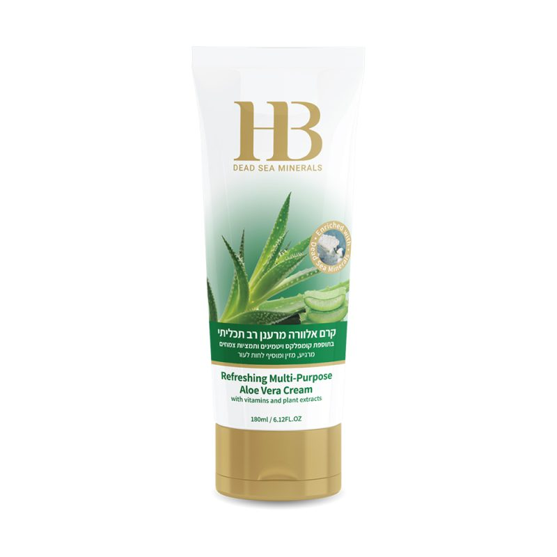 H&B Dead Sea Minerals Osvěžující víceúčelový Aloe Vera krém 180 ml H&B Dead Sea Minerals