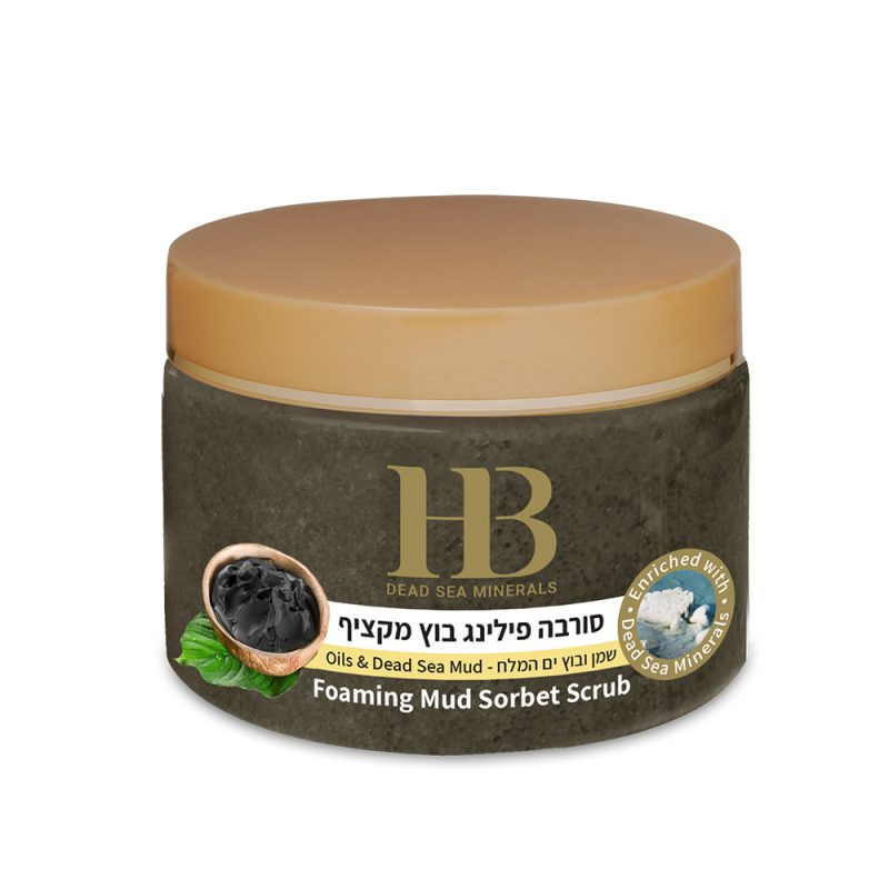 H&B Dead Sea Minerals Pěnový bahenní peeling 450 g H&B Dead Sea Minerals