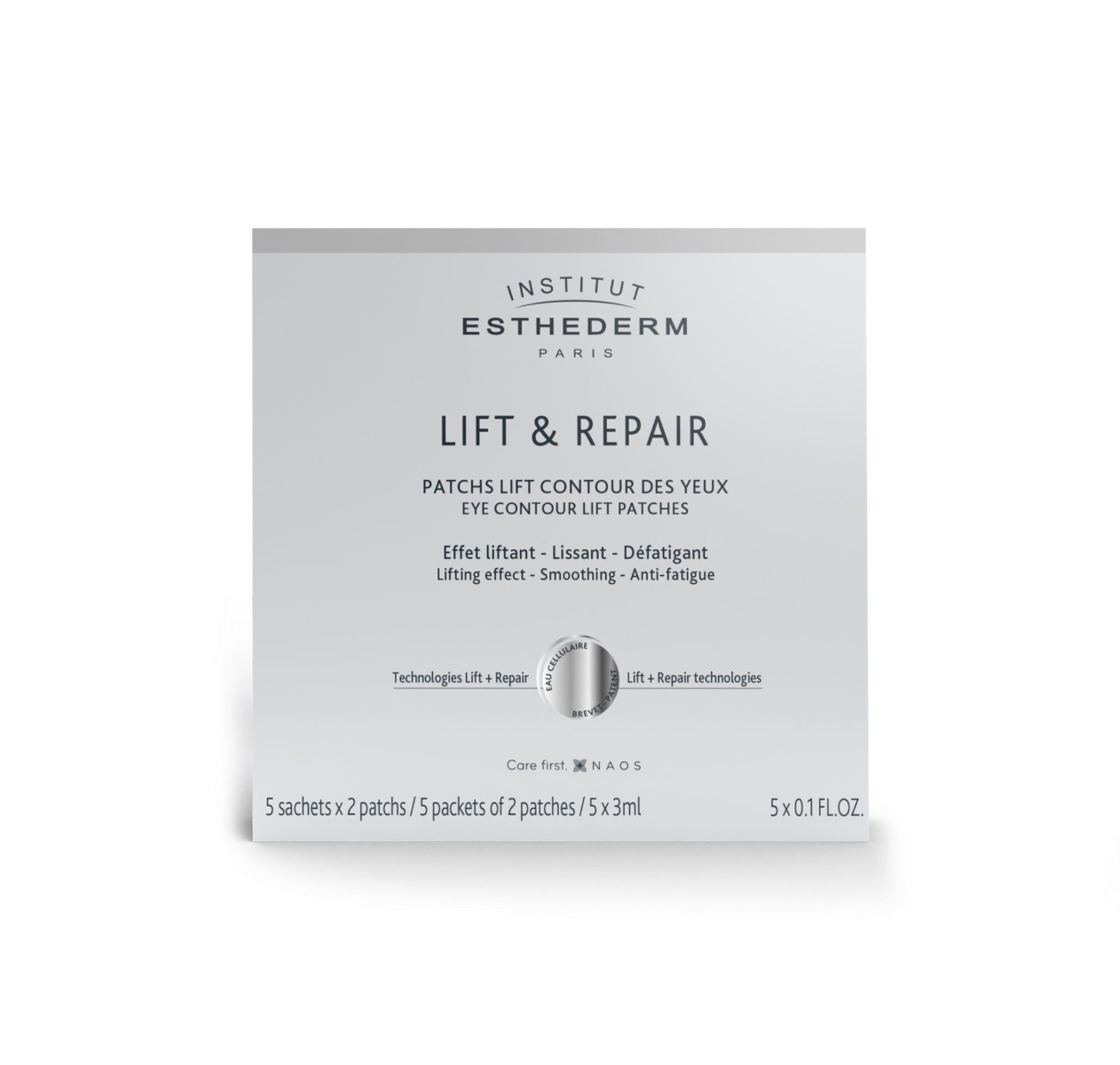 Institut Esthederm Lift & Repair Patches liftingové náplasti pod oči 5x2 páry Institut Esthederm