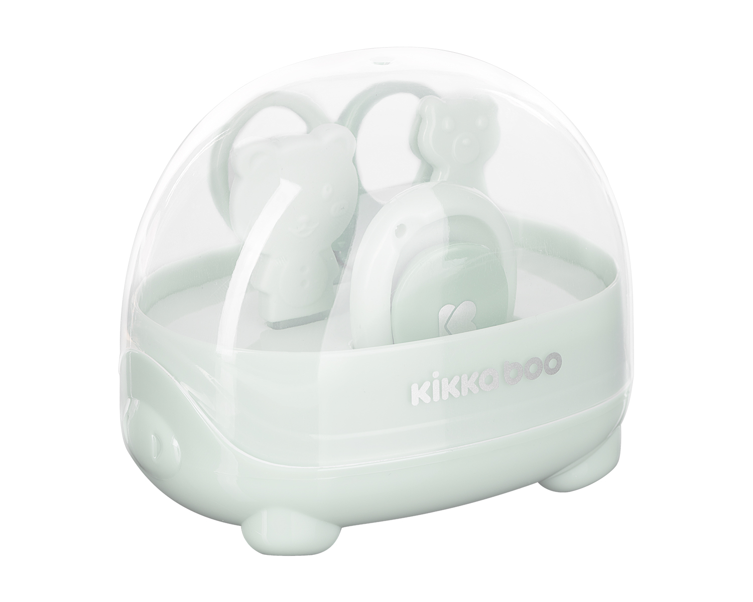 KikkaBoo Dětská manikúrní sada Bear Mint 4 ks KikkaBoo