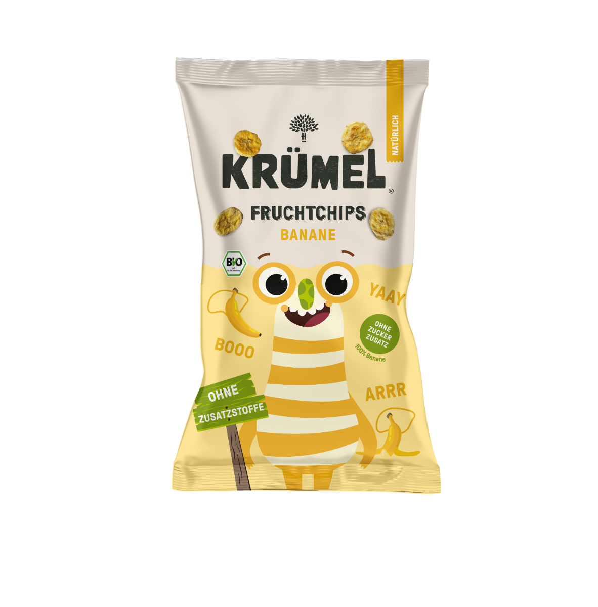 Krümel BIO Banánové chipsy sušené mrazem 10 g Krümel