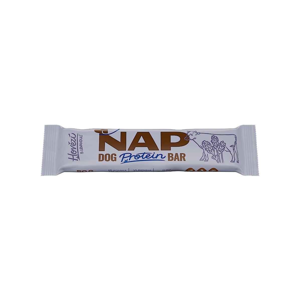 NAP Psí proteinová tyčinka hovězí s levandulí 50 g NAP