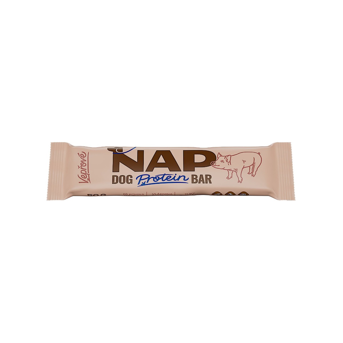 NAP Psí proteinová tyčinka vepřová 50 g NAP