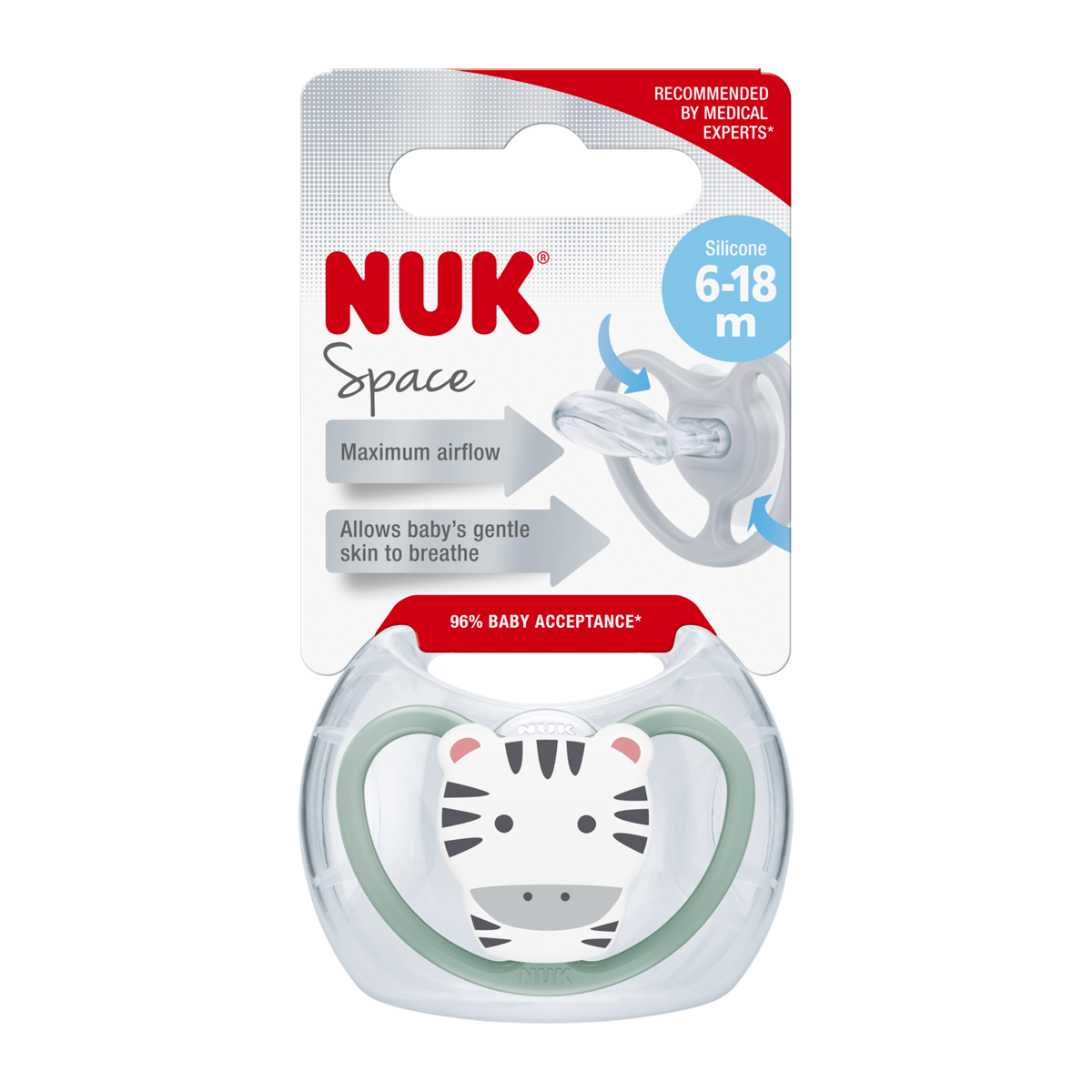 NUK Dudlík Space 6-18m box NUK