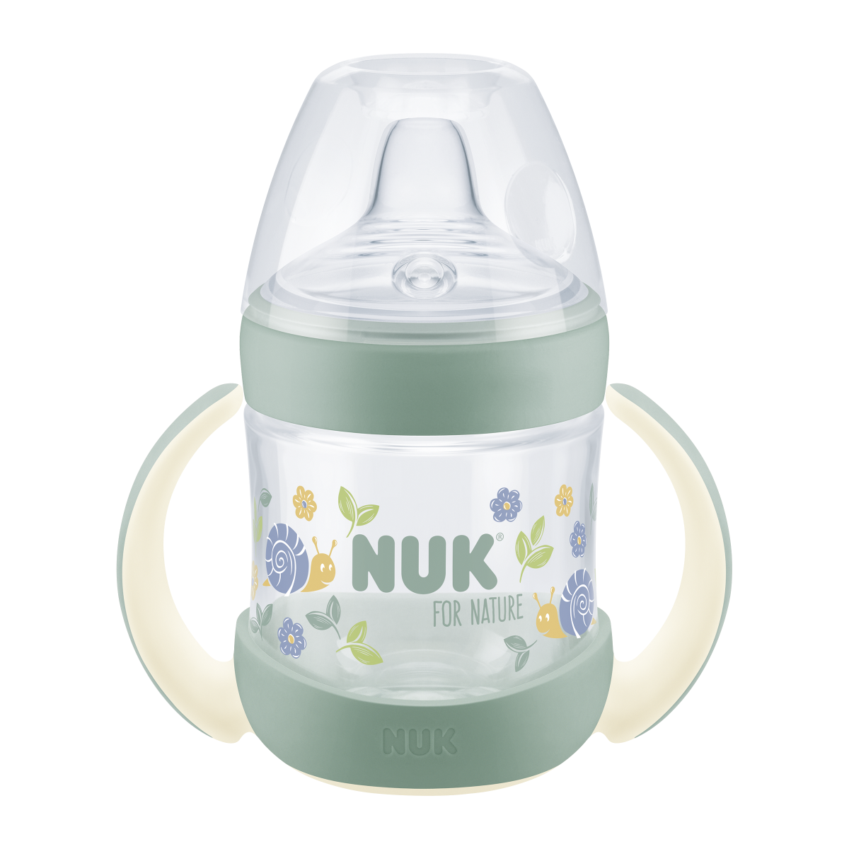 NUK For Nature Kojenecká láhev na učení s kontrolou teploty 150 ml NUK