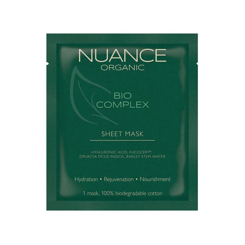 Nuance Organic Sheet Mask pleťová maska 1 ks Nuance