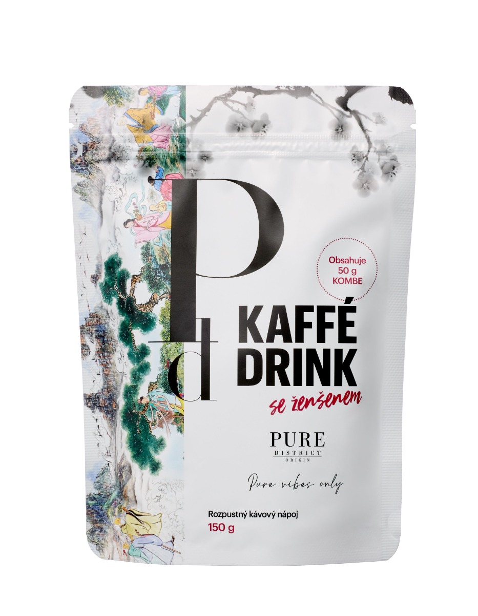 Pure District Kaffé Drink se ženšenem 150 g Pure District