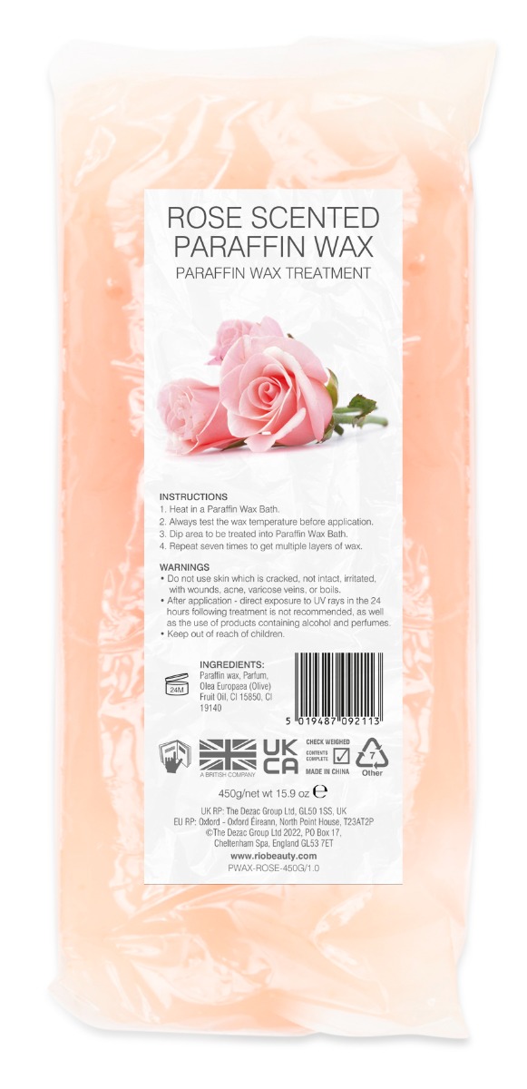 Rio PWAX Vosk pro parafínovou lázeň 450 g Rose Rio