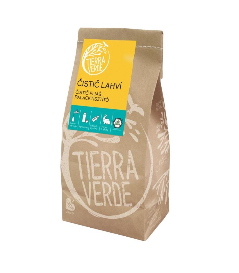 Tierra Verde Čistič lahví papírový sáček 1 kg Tierra Verde
