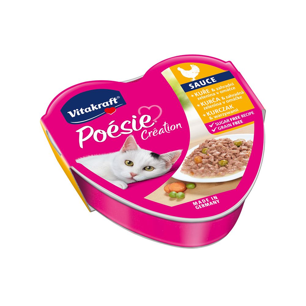 Vitakraft Poésie Création Sauce kuře a zelenina 85 g Vitakraft